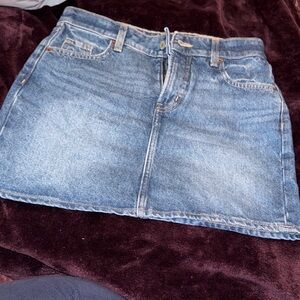 Old Navy Blue Denim Mini Skirt